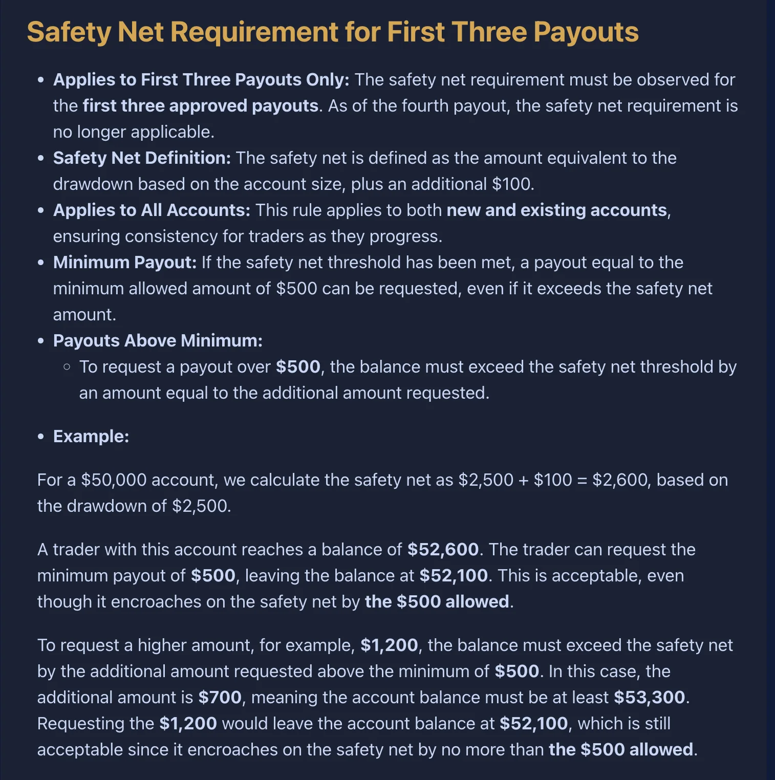 Apex Trader Funding Safety Net