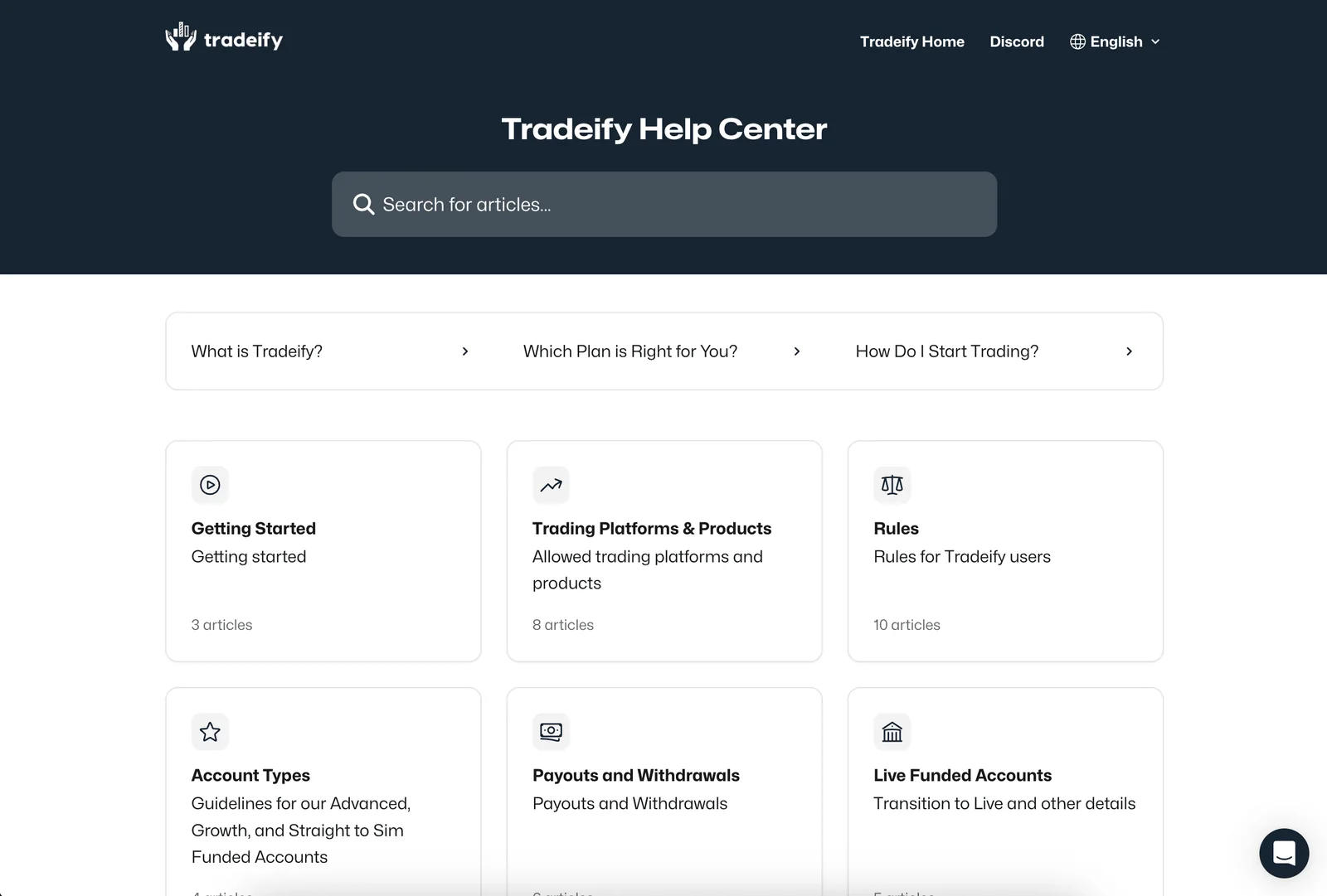 Tradeify Help Center